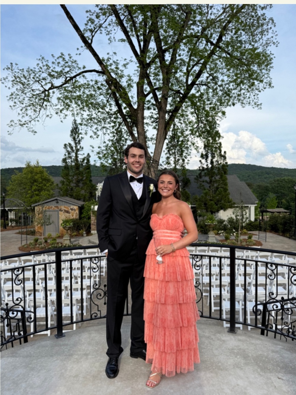 Hutch The Monaco Gown in Peach